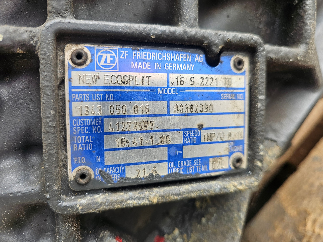 Prevodovka pre Nákladné auto ZF 16 S 2221 TD: obrázok 11