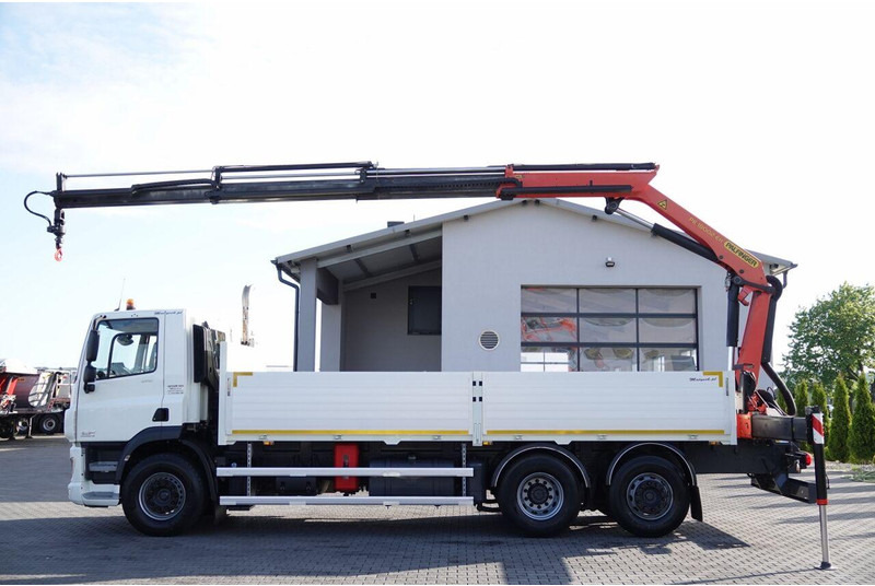 DAF CF 370 / 6x2 / SKRZYNIOWY - paka: 6,4 m / + HDS PALFINGER PK 180 - Valníkový/ Plošinový nákladný automobil, Auto s hydraulickou rukou: obrázok 2 DAF CF 370 / 6x2 / SKRZYNIOWY - paka: 6,4 m / + HDS PALFINGER PK 180 - Valníkový/ Plošinový nákladný automobil, Auto s hydraulickou rukou: obrázok 2