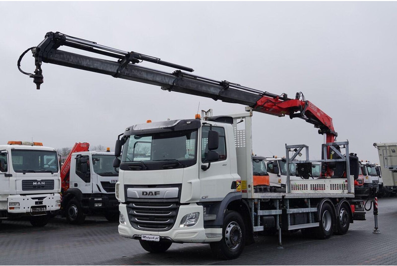 DAF CF 450 - Valníkový/ Plošinový nákladný automobil, Auto s hydraulickou rukou: obrázok 1 DAF CF 450 - Valníkový/ Plošinový nákladný automobil, Auto s hydraulickou rukou: obrázok 1