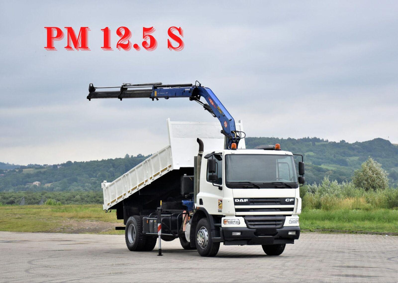 DAF CF 75.310 - Sklápač, Auto s hydraulickou rukou: obrázok 1 DAF CF 75.310 - Sklápač, Auto s hydraulickou rukou: obrázok 1