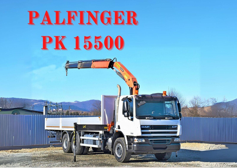 DAF CF 75.360 - Valníkový/ Plošinový nákladný automobil, Auto s hydraulickou rukou: obrázok 1 DAF CF 75.360 - Valníkový/ Plošinový nákladný automobil, Auto s hydraulickou rukou: obrázok 1