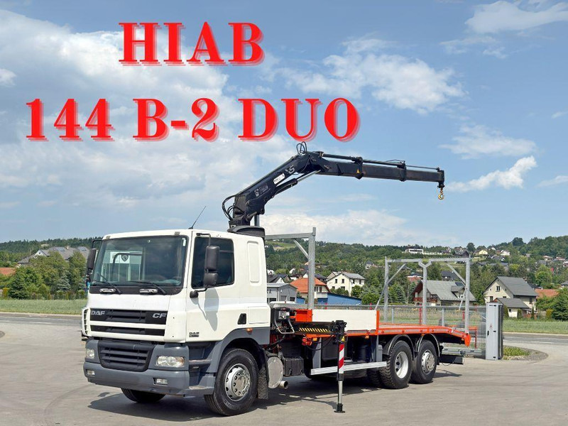 DAF CF 85.380*ABSCHLEPPWAGEN 7,20m+ HIAB 144 B-2 DUO - Odťahovy voz: obrázok 1 DAF CF 85.380*ABSCHLEPPWAGEN 7,20m+ HIAB 144 B-2 DUO - Odťahovy voz: obrázok 1