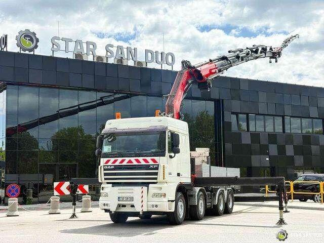 DAF XF 105.510 8x4 FASSI F800 XP Crane Fifth wheel - Valníkový/ Plošinový nákladný automobil, Auto s hydraulickou rukou: obrázok 1 DAF XF 105.510 8x4 FASSI F800 XP Crane Fifth wheel - Valníkový/ Plošinový nákladný automobil, Auto s hydraulickou rukou: obrázok 1
