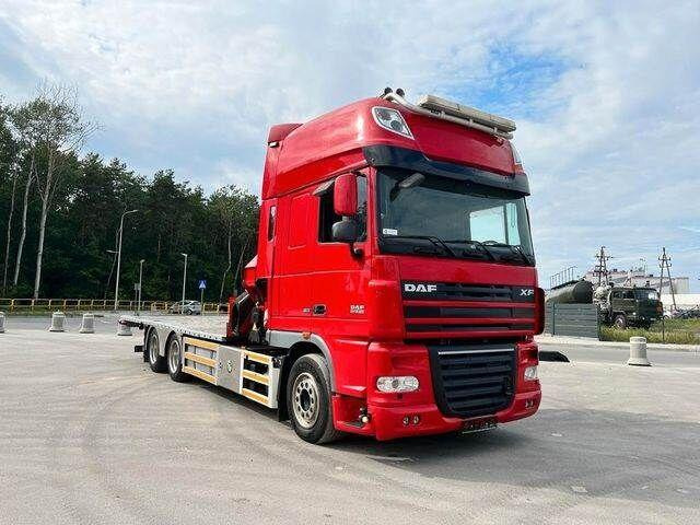 DAF XF 105 6x2 HMF 4020 EURO 5 KRAN CRANE - Valníkový/ Plošinový nákladný automobil, Auto s hydraulickou rukou: obrázok 4 DAF XF 105 6x2 HMF 4020 EURO 5 KRAN CRANE - Valníkový/ Plošinový nákladný automobil, Auto s hydraulickou rukou: obrázok 4