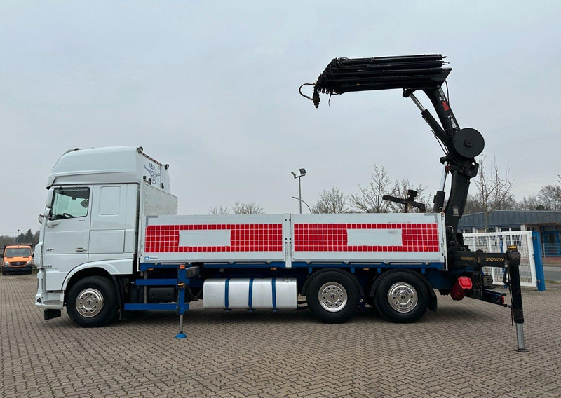 DAF XF 510 LL 6x2 Crane Hiab 262 E-8 - Valníkový/ Plošinový nákladný automobil, Auto s hydraulickou rukou: obrázok 5 DAF XF 510 LL 6x2 Crane Hiab 262 E-8 - Valníkový/ Plošinový nákladný automobil, Auto s hydraulickou rukou: obrázok 5