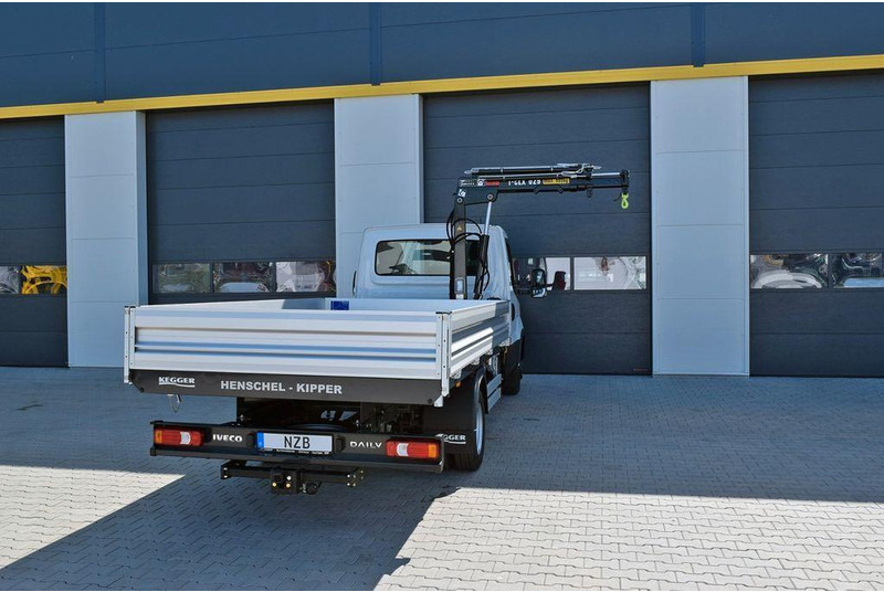 Nový Sklápač, Auto s hydraulickou rukou Iveco Daily 50C21H 3 way tipper + crane Hiab T-CLX 029: obrázok 9