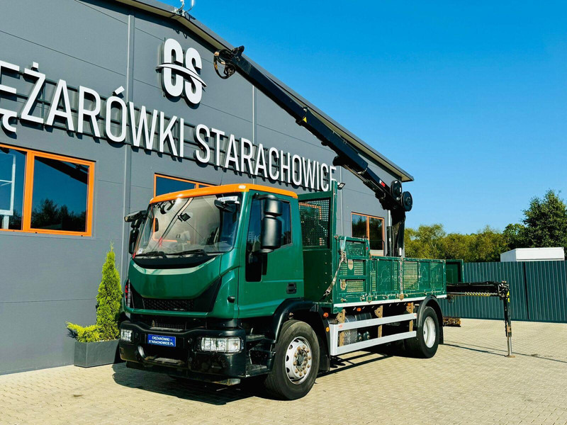 Iveco Eurocargo 180E25 - Valníkový/ Plošinový nákladný automobil, Auto s hydraulickou rukou: obrázok 1 Iveco Eurocargo 180E25 - Valníkový/ Plošinový nákladný automobil, Auto s hydraulickou rukou: obrázok 1