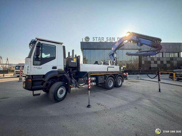 Iveco TRAKKER 450 6x6 PM41S FLY JIB Crane Kipper - Valníkový/ Plošinový nákladný automobil, Auto s hydraulickou rukou: obrázok 2 Iveco TRAKKER 450 6x6 PM41S FLY JIB Crane Kipper - Valníkový/ Plošinový nákladný automobil, Auto s hydraulickou rukou: obrázok 2