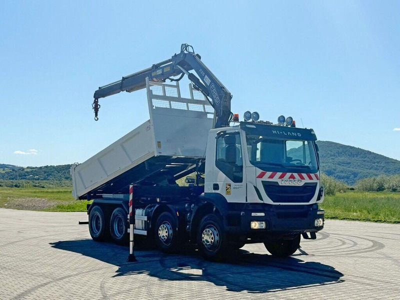 Iveco TRAKKER 450 * FASSI F215A.0.22 + FUNK / 8x4 *TOP - Sklápač, Auto s hydraulickou rukou: obrázok 2 Iveco TRAKKER 450 * FASSI F215A.0.22 + FUNK / 8x4 *TOP - Sklápač, Auto s hydraulickou rukou: obrázok 2