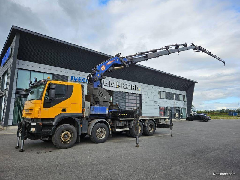 Iveco Trakker 410 - Valníkový/ Plošinový nákladný automobil, Auto s hydraulickou rukou: obrázok 1 Iveco Trakker 410 - Valníkový/ Plošinový nákladný automobil, Auto s hydraulickou rukou: obrázok 1