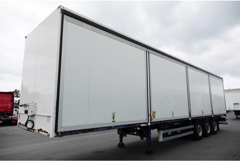 Lecitrailer KONTENER / KOFFER / OTWIERANE BOKI / MOCNA PODŁOGA SZYNA DESKA - Náves skriňové: obrázok 4 Lecitrailer KONTENER / KOFFER / OTWIERANE BOKI / MOCNA PODŁOGA SZYNA DESKA - Náves skriňové: obrázok 4