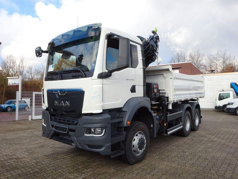MAN 33.430 - 3 way tipper+crane 6x6 - Sklápač, Auto s hydraulickou rukou: obrázok 1 MAN 33.430 - 3 way tipper+crane 6x6 - Sklápač, Auto s hydraulickou rukou: obrázok 1
