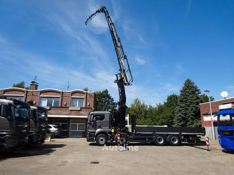 MAN 35.510 - Flatbed+crane - Valníkový/ Plošinový nákladný automobil, Auto s hydraulickou rukou: obrázok 1 MAN 35.510 - Flatbed+crane - Valníkový/ Plošinový nákladný automobil, Auto s hydraulickou rukou: obrázok 1