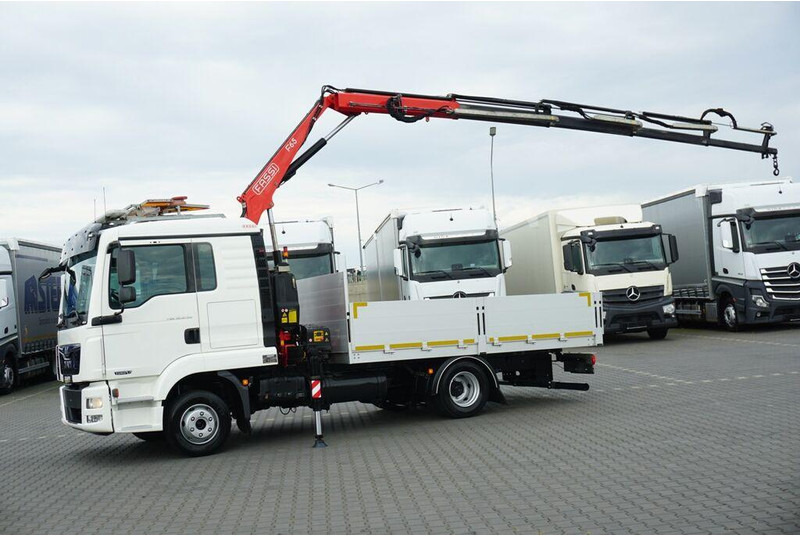 MAN TGL / 12.250 / SKRZYNIOWY + HDS / FASSI F 65 / PILOT - Valníkový/ Plošinový nákladný automobil, Auto s hydraulickou rukou: obrázok 4 MAN TGL / 12.250 / SKRZYNIOWY + HDS / FASSI F 65 / PILOT - Valníkový/ Plošinový nákladný automobil, Auto s hydraulickou rukou: obrázok 4