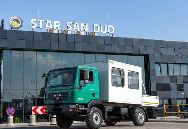 MAN TGM 13.240 4x4 BL Double Cab Camper BUS - Podvozek s kabinou, Auto s hydraulickou rukou: obrázok 1 MAN TGM 13.240 4x4 BL Double Cab Camper BUS - Podvozek s kabinou, Auto s hydraulickou rukou: obrázok 1