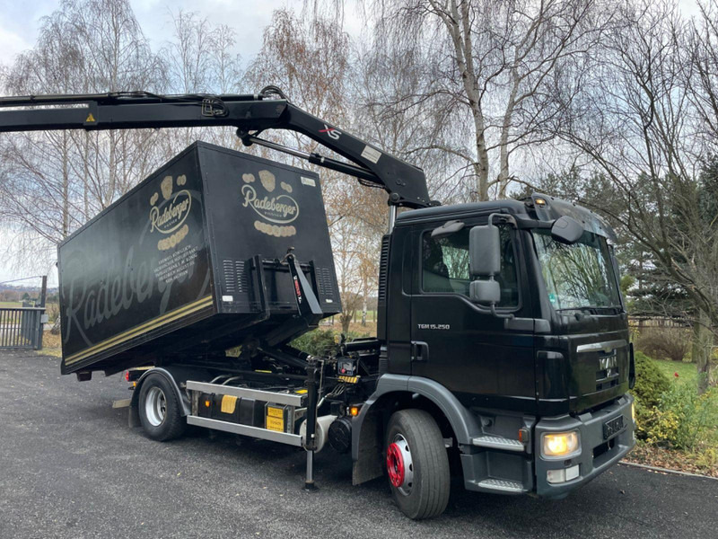 MAN TGM 15.250 Hoof lift + Crane - Hákový nosič kontajnerov, Auto s hydraulickou rukou: obrázok 4 MAN TGM 15.250 Hoof lift + Crane - Hákový nosič kontajnerov, Auto s hydraulickou rukou: obrázok 4
