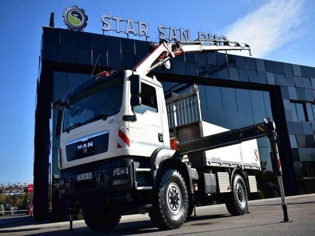 MAN TGM 18.340 4x4 PALFINGER PK 18002 CRANE WINCH - Valníkový/ Plošinový nákladný automobil, Auto s hydraulickou rukou: obrázok 5 MAN TGM 18.340 4x4 PALFINGER PK 18002 CRANE WINCH - Valníkový/ Plošinový nákladný automobil, Auto s hydraulickou rukou: obrázok 5
