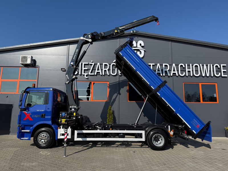 MAN TGM TGL 15.250 / E6 / wywrotka 3-S + HMF żuraw z pilotem / H - Sklápač, Auto s hydraulickou rukou: obrázok 2 MAN TGM TGL 15.250 / E6 / wywrotka 3-S + HMF żuraw z pilotem / H - Sklápač, Auto s hydraulickou rukou: obrázok 2