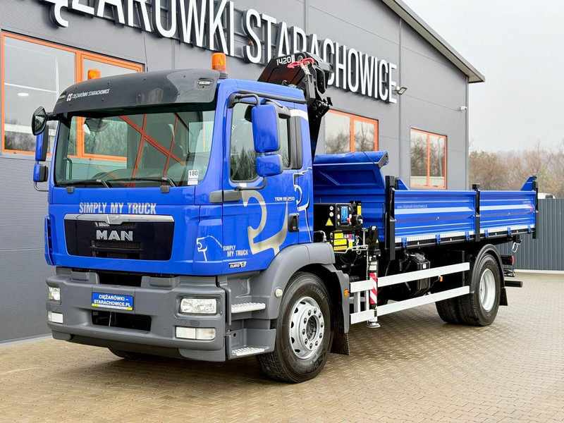 MAN TGM TGL TGS 18.250 // wywrotka 3-S + HDS HMF 1420 - K2 // bu - Sklápač, Auto s hydraulickou rukou: obrázok 2 MAN TGM TGL TGS 18.250 // wywrotka 3-S + HDS HMF 1420 - K2 // bu - Sklápač, Auto s hydraulickou rukou: obrázok 2