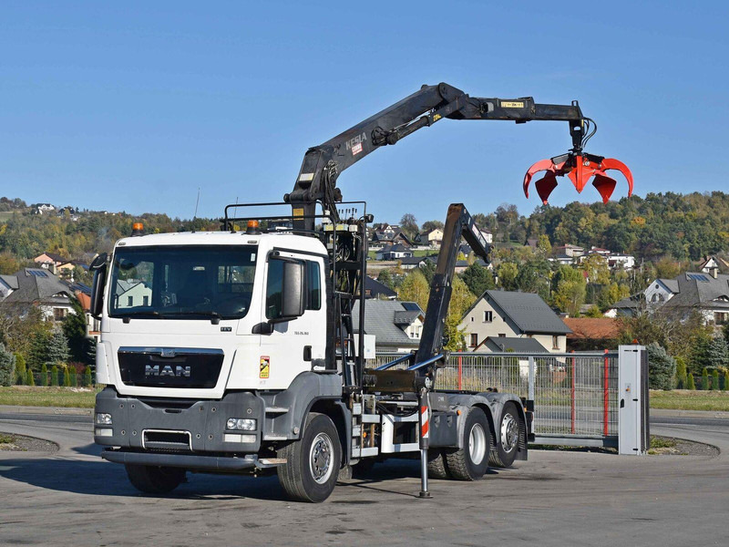 MAN TGS 26.360 - Hákový nosič kontajnerov, Auto s hydraulickou rukou: obrázok 2 MAN TGS 26.360 - Hákový nosič kontajnerov, Auto s hydraulickou rukou: obrázok 2