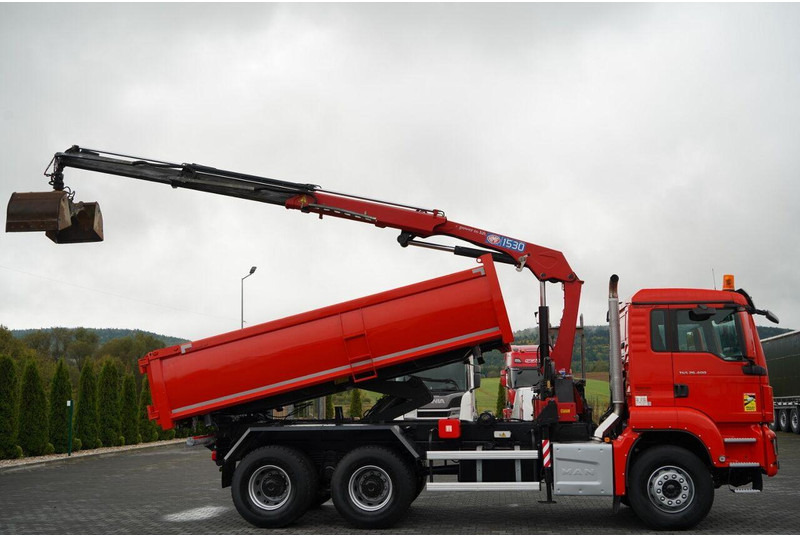 MAN TGS 26.400 / 6x4 / WYWROTKA 2 STRONNA  + HDS HMF 1530 K2  / HYDR - Sklápač, Auto s hydraulickou rukou: obrázok 5 MAN TGS 26.400 / 6x4 / WYWROTKA 2 STRONNA  + HDS HMF 1530 K2  / HYDR - Sklápač, Auto s hydraulickou rukou: obrázok 5