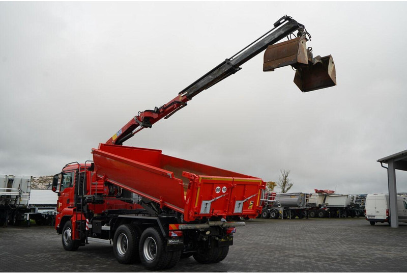 MAN TGS 26.400 / 6x4 / WYWROTKA 2 STRONNA  + HDS HMF 1530 K2  / HYDR - Sklápač, Auto s hydraulickou rukou: obrázok 3 MAN TGS 26.400 / 6x4 / WYWROTKA 2 STRONNA  + HDS HMF 1530 K2  / HYDR - Sklápač, Auto s hydraulickou rukou: obrázok 3