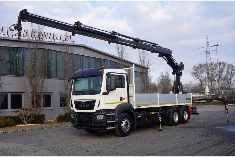 MAN TGS 26.400 + HIAB 244 EP-4 HIDUO crane - Valníkový/ Plošinový nákladný automobil, Auto s hydraulickou rukou: obrázok 4 MAN TGS 26.400 + HIAB 244 EP-4 HIDUO crane - Valníkový/ Plošinový nákladný automobil, Auto s hydraulickou rukou: obrázok 4