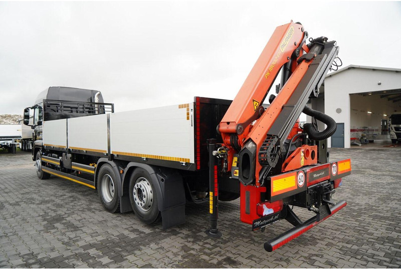 Valníkový/ Plošinový nákladný automobil, Auto s hydraulickou rukou MAN TGS 26.440 / 6X2 / SKRZYNIOWY 7,5 M / OŚ PODNOSZONA  + HDS PALFI: obrázok 11