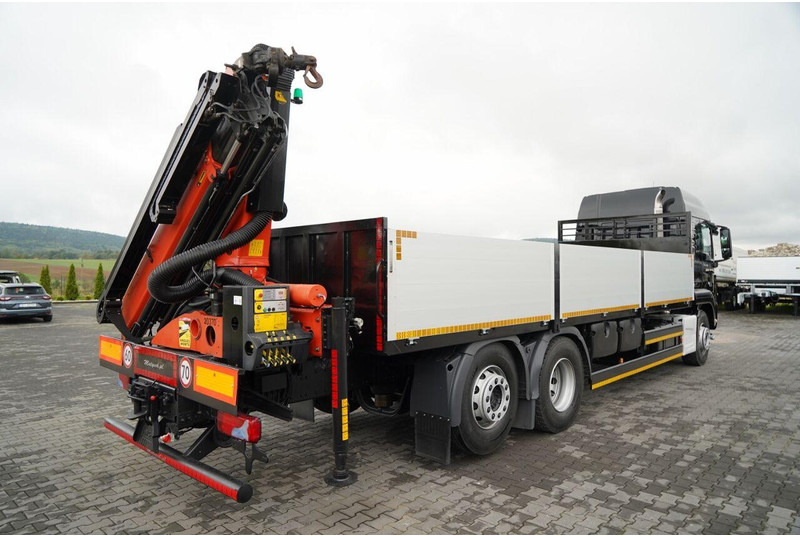 Valníkový/ Plošinový nákladný automobil, Auto s hydraulickou rukou MAN TGS 26.440 / 6X2 / SKRZYNIOWY 7,5 M / OŚ PODNOSZONA  + HDS PALFI: obrázok 12