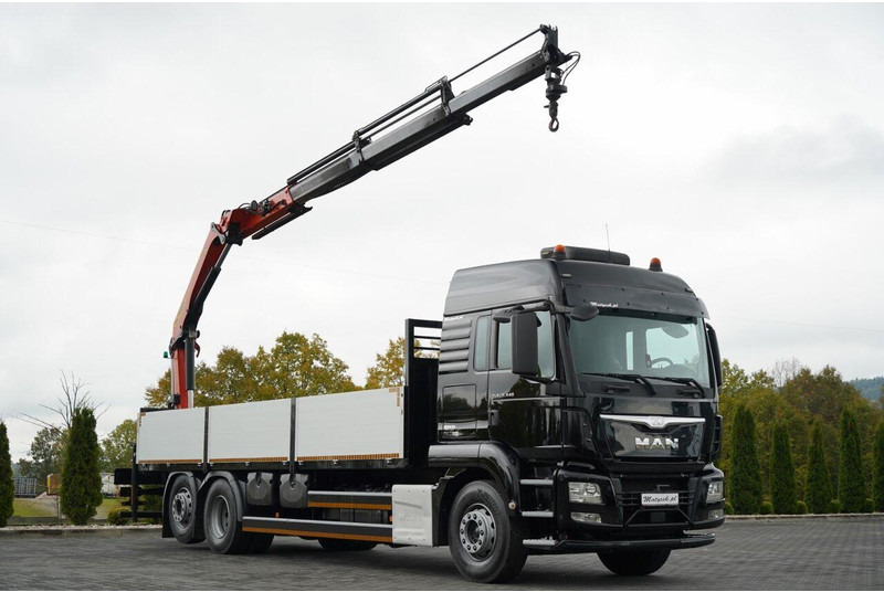 MAN TGS 26.440 / 6X2 / SKRZYNIOWY 7,5 M / OŚ PODNOSZONA + HDS PALFI - Valníkový/ Plošinový nákladný automobil, Auto s hydraulickou rukou: obrázok 2 MAN TGS 26.440 / 6X2 / SKRZYNIOWY 7,5 M / OŚ PODNOSZONA + HDS PALFI - Valníkový/ Plošinový nákladný automobil, Auto s hydraulickou rukou: obrázok 2