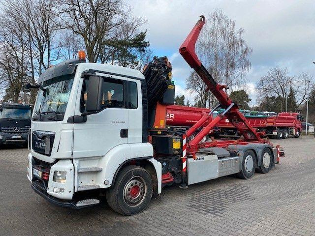 MAN TGS 26.480 - Hákový nosič kontajnerov, Auto s hydraulickou rukou: obrázok 1 MAN TGS 26.480 - Hákový nosič kontajnerov, Auto s hydraulickou rukou: obrázok 1