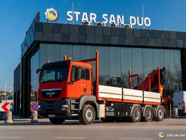 MAN TGS 35.400 PALFINGER PK 44002 WINCH TRIDEM KRAN - Valníkový/ Plošinový nákladný automobil, Auto s hydraulickou rukou: obrázok 3 MAN TGS 35.400 PALFINGER PK 44002 WINCH TRIDEM KRAN - Valníkový/ Plošinový nákladný automobil, Auto s hydraulickou rukou: obrázok 3