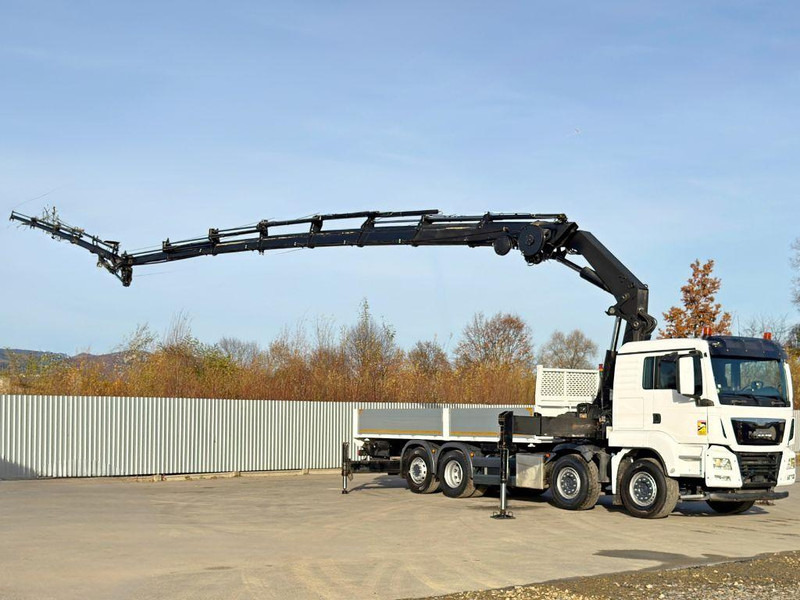 MAN TGS 35.440* HIAB 422 E-7 + JIB 75 X-4 + FUNK - Valníkový/ Plošinový nákladný automobil, Auto s hydraulickou rukou: obrázok 2 MAN TGS 35.440* HIAB 422 E-7 + JIB 75 X-4 + FUNK - Valníkový/ Plošinový nákladný automobil, Auto s hydraulickou rukou: obrázok 2