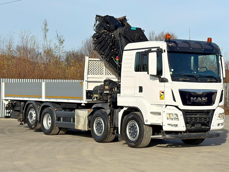 MAN TGS 35.440* HIAB 422 E-7 + JIB 75 X-4 + FUNK - Valníkový/ Plošinový nákladný automobil, Auto s hydraulickou rukou: obrázok 4 MAN TGS 35.440* HIAB 422 E-7 + JIB 75 X-4 + FUNK - Valníkový/ Plošinový nákladný automobil, Auto s hydraulickou rukou: obrázok 4