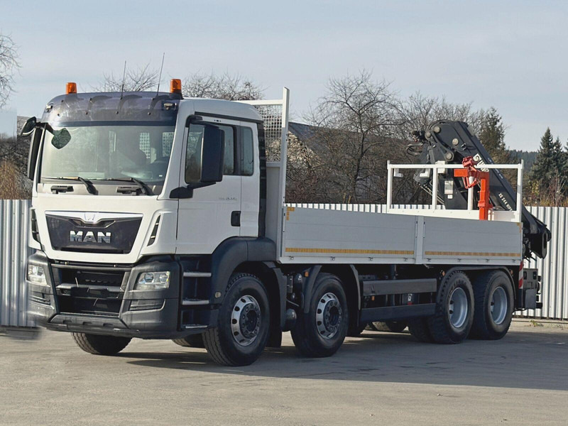 MAN TGS 35.440 * HIAB XS 244 HIPRO +FUNK / 8x4 - Valníkový/ Plošinový nákladný automobil, Auto s hydraulickou rukou: obrázok 4 MAN TGS 35.440 * HIAB XS 244 HIPRO +FUNK / 8x4 - Valníkový/ Plošinový nákladný automobil, Auto s hydraulickou rukou: obrázok 4