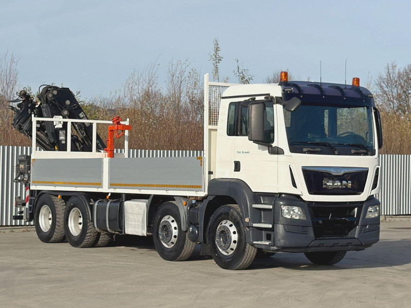 MAN TGS 35.440 * HIAB XS 244 HIPRO +FUNK / 8x4 - Valníkový/ Plošinový nákladný automobil, Auto s hydraulickou rukou: obrázok 3 MAN TGS 35.440 * HIAB XS 244 HIPRO +FUNK / 8x4 - Valníkový/ Plošinový nákladný automobil, Auto s hydraulickou rukou: obrázok 3