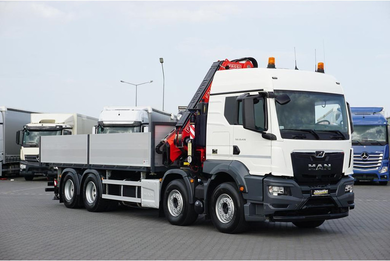 MAN TGS / 35.470 / E 6 / SKRZYNIOWY + HDS / FASSI F 545 / ŁAD. 13 10 - Valníkový/ Plošinový nákladný automobil, Auto s hydraulickou rukou: obrázok 2 MAN TGS / 35.470 / E 6 / SKRZYNIOWY + HDS / FASSI F 545 / ŁAD. 13 10 - Valníkový/ Plošinový nákladný automobil, Auto s hydraulickou rukou: obrázok 2
