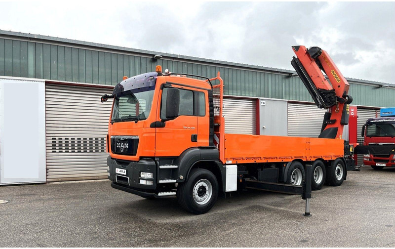 MAN TGS 35.480 8x4 Crane Palfinger PK 50002EH - Valníkový/ Plošinový nákladný automobil, Auto s hydraulickou rukou: obrázok 2 MAN TGS 35.480 8x4 Crane Palfinger PK 50002EH - Valníkový/ Plošinový nákladný automobil, Auto s hydraulickou rukou: obrázok 2