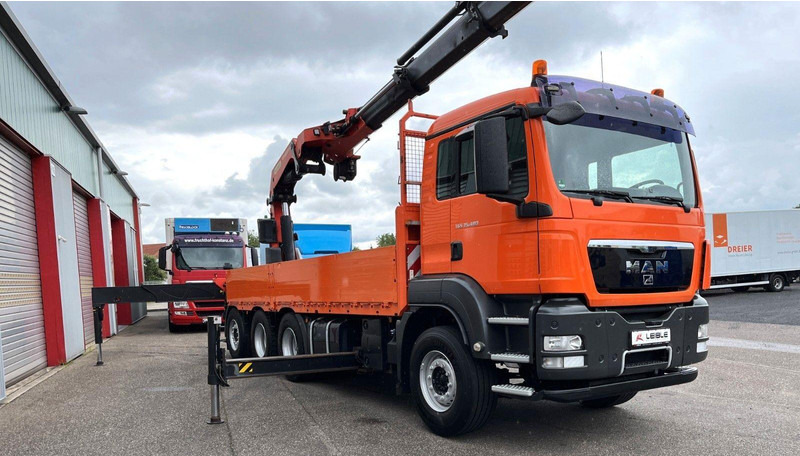MAN TGS 35.480 8x4 Crane Palfinger PK 50002EH - Valníkový/ Plošinový nákladný automobil, Auto s hydraulickou rukou: obrázok 4 MAN TGS 35.480 8x4 Crane Palfinger PK 50002EH - Valníkový/ Plošinový nákladný automobil, Auto s hydraulickou rukou: obrázok 4