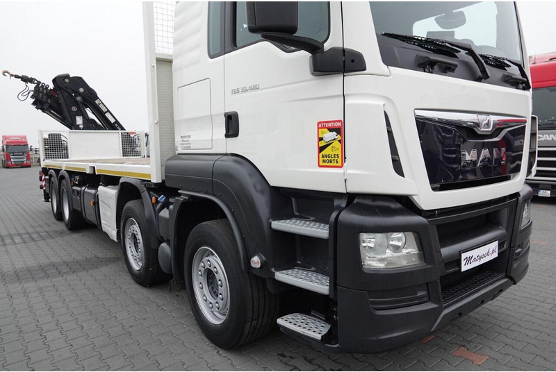 Valníkový/ Plošinový nákladný automobil, Auto s hydraulickou rukou MAN TGS 35.480: obrázok 17