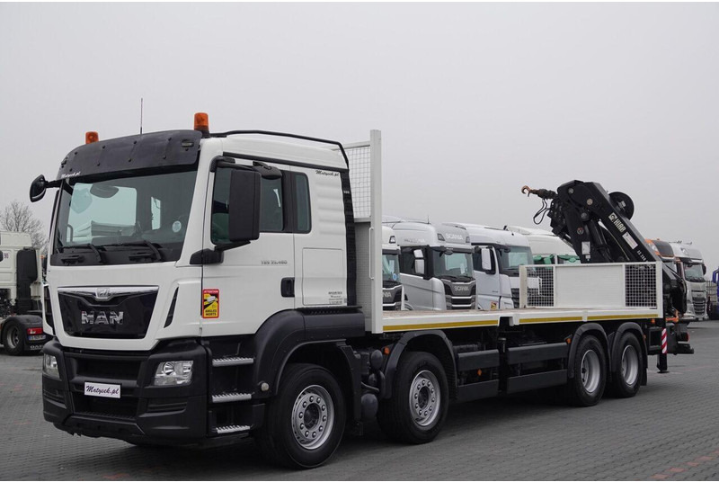 Valníkový/ Plošinový nákladný automobil, Auto s hydraulickou rukou MAN TGS 35.480: obrázok 9