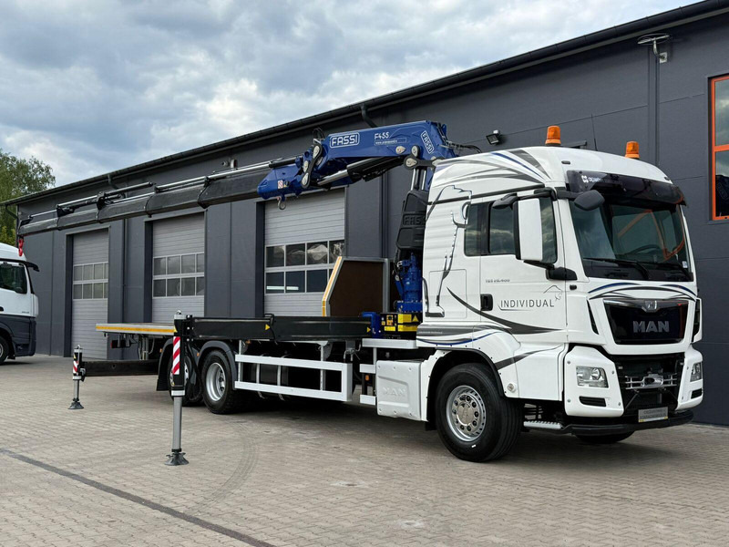MAN TGS TGX 26.400 // E6 // 6x2 // platforma + FASSI F455RA.2.25 // - Valníkový/ Plošinový nákladný automobil, Auto s hydraulickou rukou: obrázok 1 MAN TGS TGX 26.400 // E6 // 6x2 // platforma + FASSI F455RA.2.25 // - Valníkový/ Plošinový nákladný automobil, Auto s hydraulickou rukou: obrázok 1