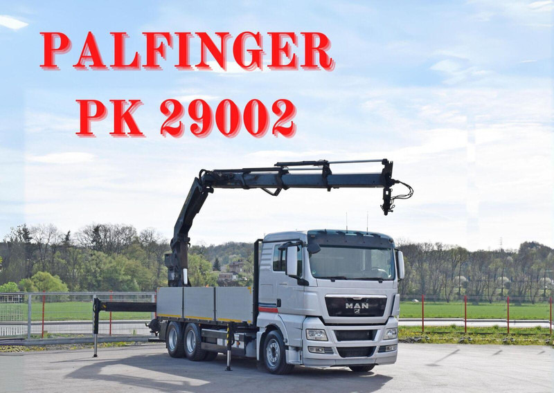 MAN TGX 26.440 Pritsche 6,40 m* PK 29002+FUNK *6x4 - Valníkový/ Plošinový nákladný automobil, Auto s hydraulickou rukou: obrázok 1 MAN TGX 26.440 Pritsche 6,40 m* PK 29002+FUNK *6x4 - Valníkový/ Plošinový nákladný automobil, Auto s hydraulickou rukou: obrázok 1