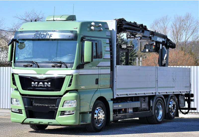 MAN TGX 26.440 Pritsche 6,60 m* ATLAS 125.2V-A12VB - Valníkový/ Plošinový nákladný automobil, Auto s hydraulickou rukou: obrázok 4 MAN TGX 26.440 Pritsche 6,60 m* ATLAS 125.2V-A12VB - Valníkový/ Plošinový nákladný automobil, Auto s hydraulickou rukou: obrázok 4