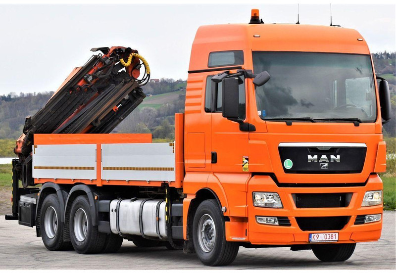 MAN TGX 28.540 JIB PJ060/FUNK - Valníkový/ Plošinový nákladný automobil, Auto s hydraulickou rukou: obrázok 4 MAN TGX 28.540 JIB PJ060/FUNK - Valníkový/ Plošinový nákladný automobil, Auto s hydraulickou rukou: obrázok 4