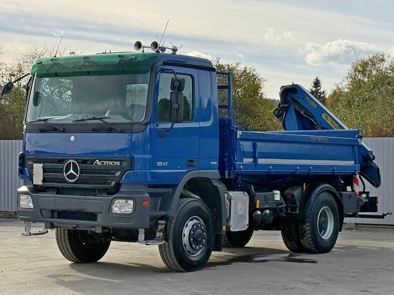 Mercedes-Benz ACTROS 1841 * PK 10501 + FUNK * TOP * 4x4 - Sklápač, Auto s hydraulickou rukou: obrázok 2 Mercedes-Benz ACTROS 1841 * PK 10501 + FUNK * TOP * 4x4 - Sklápač, Auto s hydraulickou rukou: obrázok 2