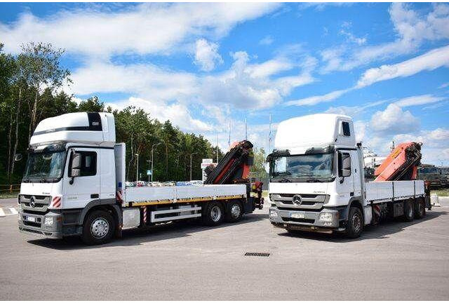 Mercedes-Benz ACTROS 2546 6x2 Palfinger PK 50002 EURO 5 Cran - Valníkový/ Plošinový nákladný automobil, Auto s hydraulickou rukou: obrázok 5 Mercedes-Benz ACTROS 2546 6x2 Palfinger PK 50002 EURO 5 Cran - Valníkový/ Plošinový nákladný automobil, Auto s hydraulickou rukou: obrázok 5
