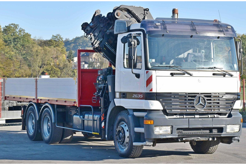 Mercedes-Benz ACTROS 2635 Pritsche - Valníkový/ Plošinový nákladný automobil, Auto s hydraulickou rukou: obrázok 3 Mercedes-Benz ACTROS 2635 Pritsche - Valníkový/ Plošinový nákladný automobil, Auto s hydraulickou rukou: obrázok 3