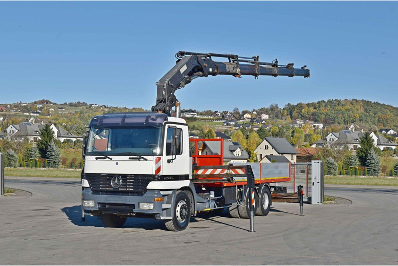 Mercedes-Benz ACTROS 2635 Pritsche - Valníkový/ Plošinový nákladný automobil, Auto s hydraulickou rukou: obrázok 2 Mercedes-Benz ACTROS 2635 Pritsche - Valníkový/ Plošinový nákladný automobil, Auto s hydraulickou rukou: obrázok 2