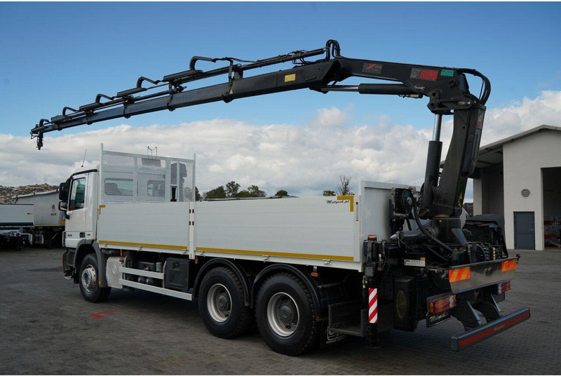 Mercedes-Benz ACTROS 2636 / 6x4 / SKRZYNIOWY 6,5 M + HDS HIAB / MOCNA PODŁOGA - Valníkový/ Plošinový nákladný automobil, Auto s hydraulickou rukou: obrázok 4 Mercedes-Benz ACTROS 2636 / 6x4 / SKRZYNIOWY 6,5 M + HDS HIAB / MOCNA PODŁOGA - Valníkový/ Plošinový nákladný automobil, Auto s hydraulickou rukou: obrázok 4